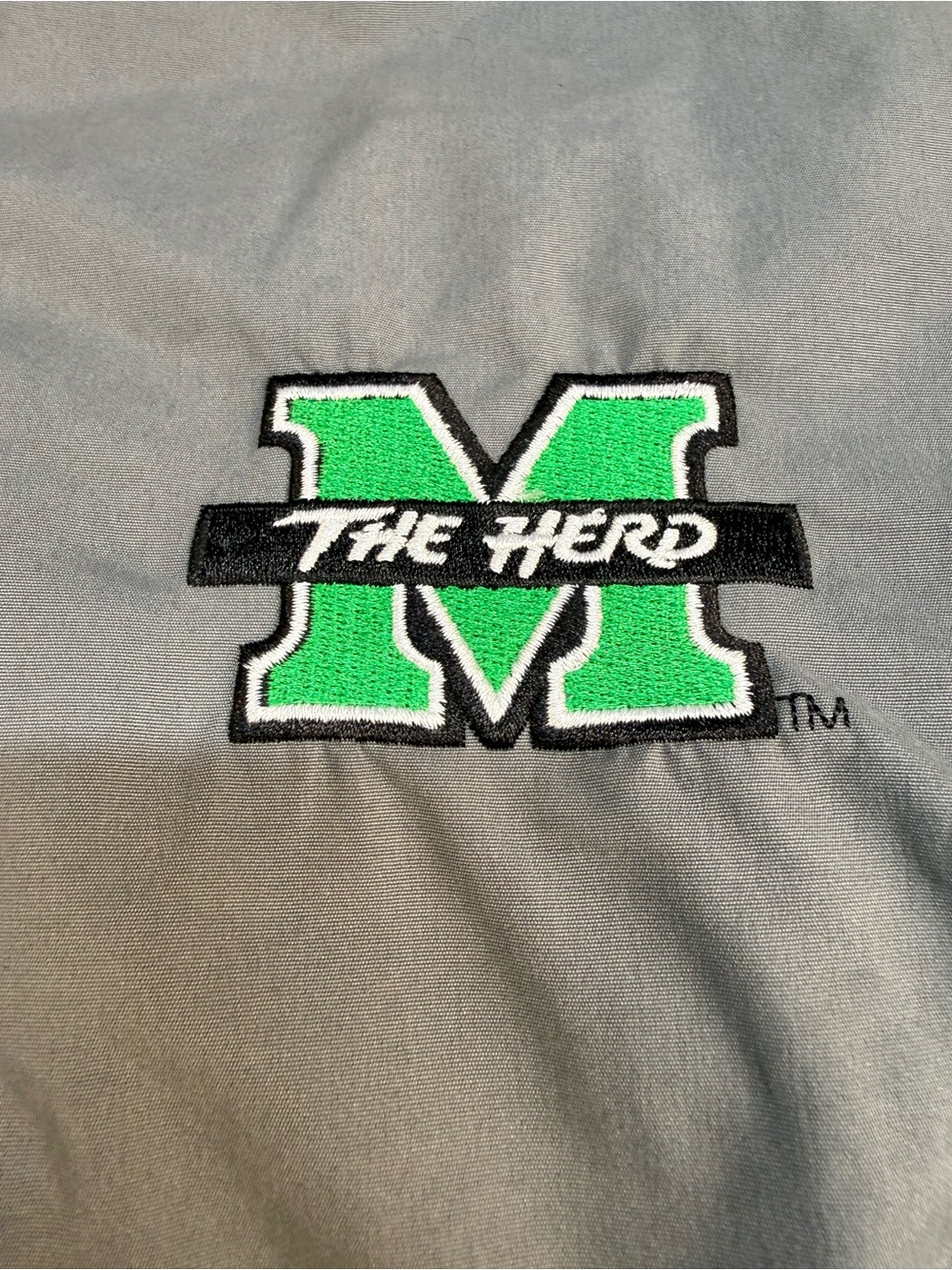 The Herd Embroidered Green Logo Mens Reversible Jacket Size XL